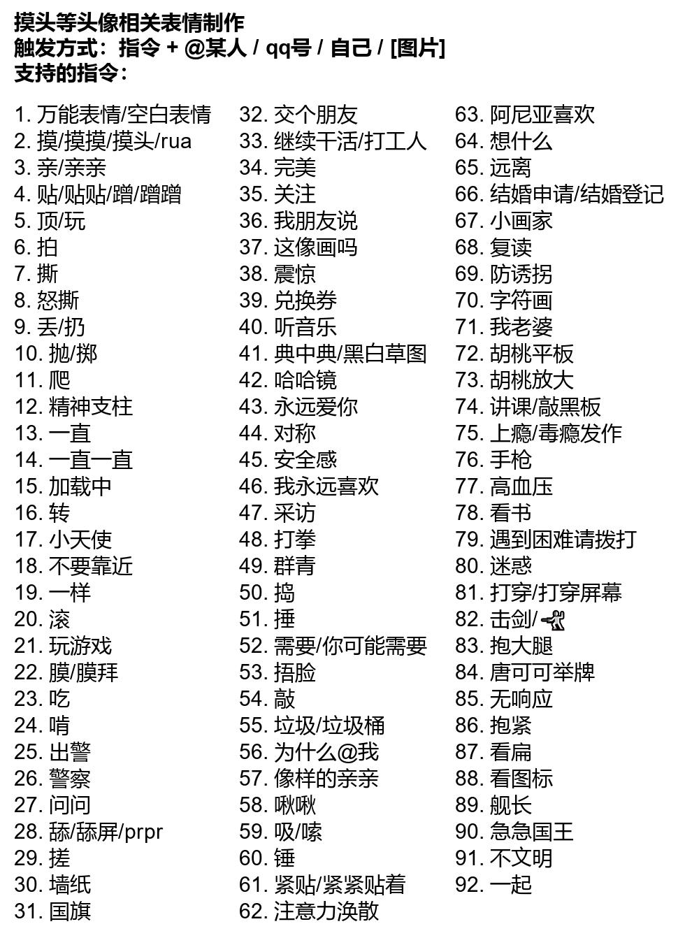 头像表情包